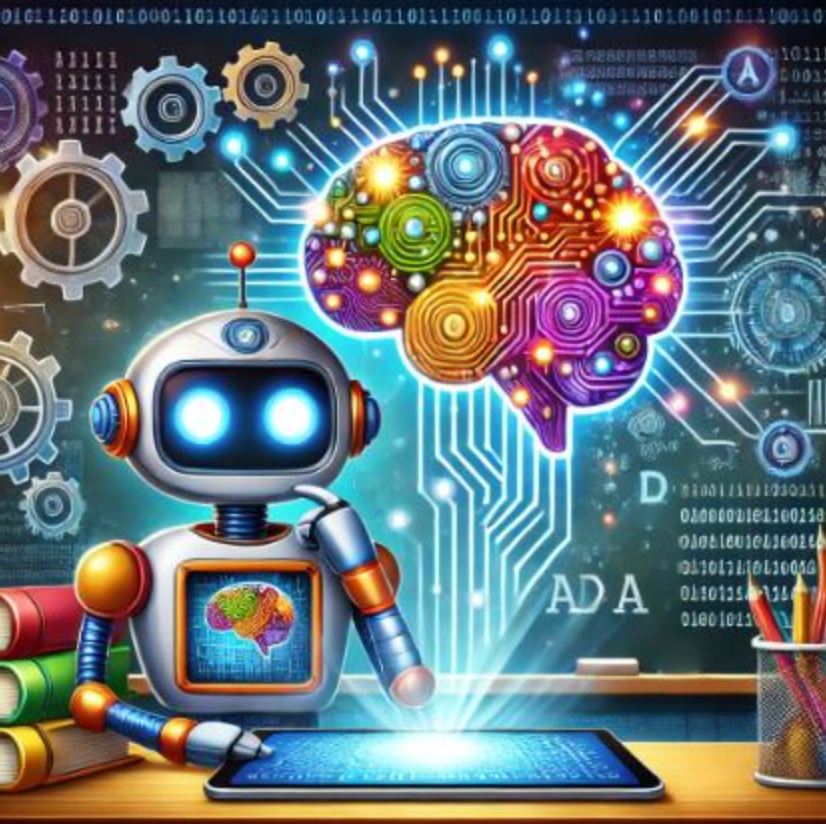 Abstract representation of artificial intelligence — networks, circuits, and light